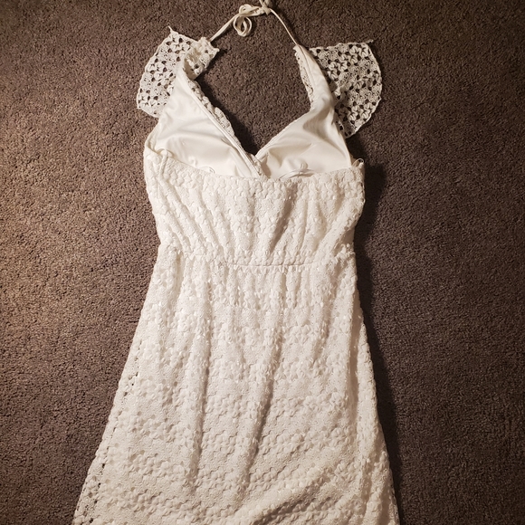 White Lace Dress - Picture 2 of 4